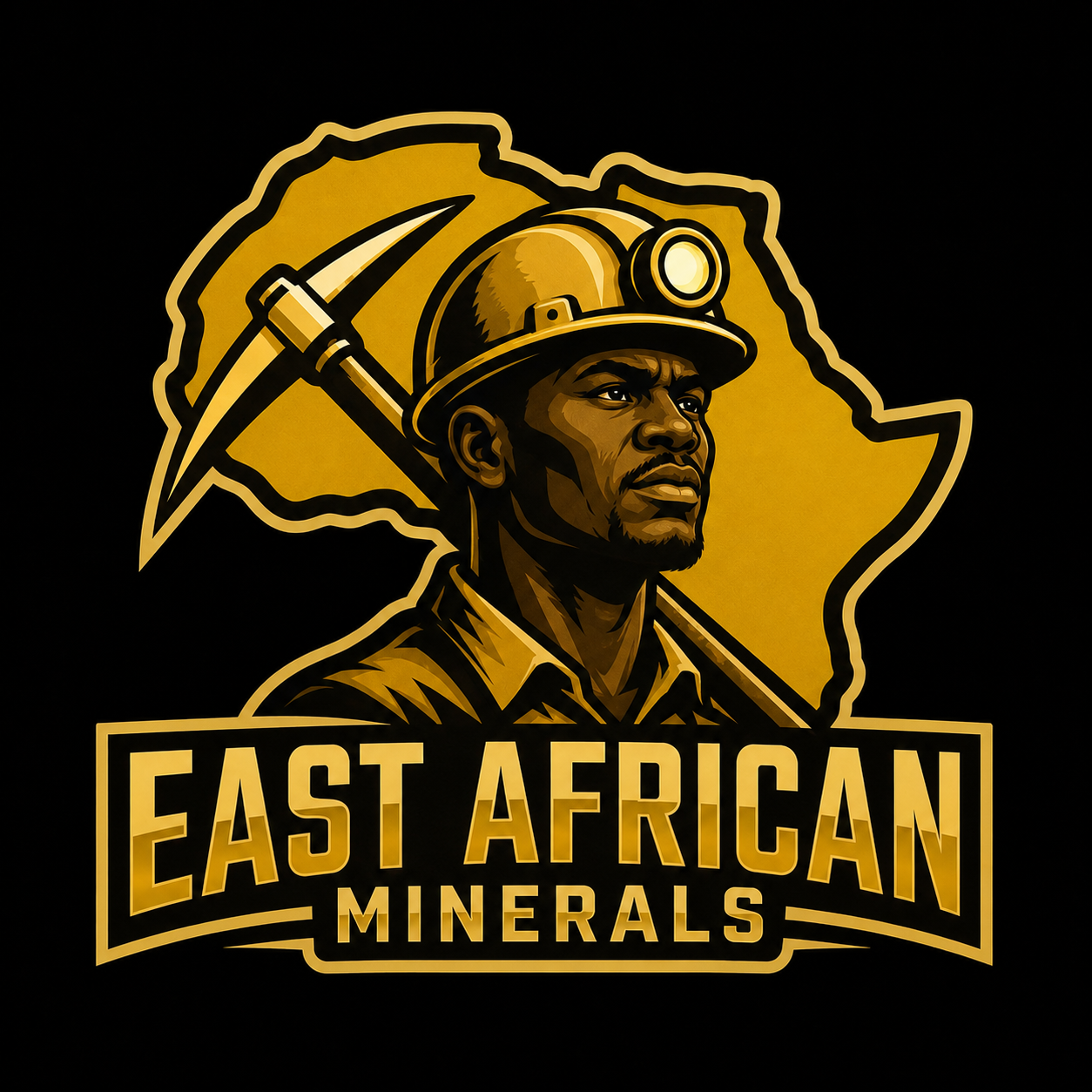 East African Minerals Logo Black